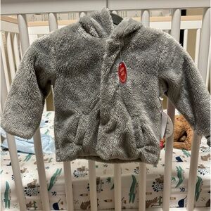 NWT Magnetic Me Grey Minky Let’s Go Size 6-12 months.